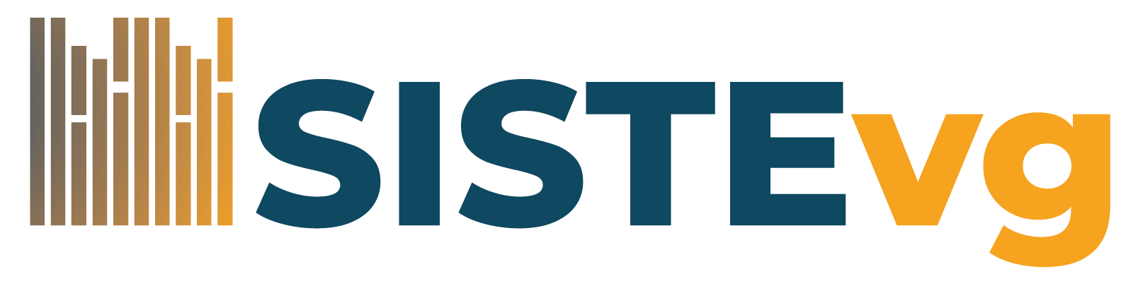 siste logotipo azul amarillo