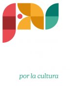 Logo blanco de la fundación benéfica Aragón Solidario por la cultura